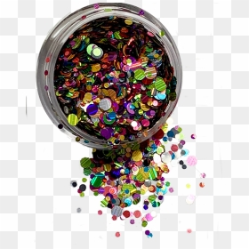 Circle, HD Png Download - glitter confetti png