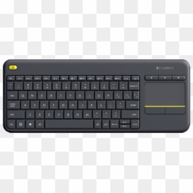 Logitech K400 Plus White Wireless Keyboard With Touchpad - Logitech Wireless Keyboard, HD Png Download - keyboard keys png