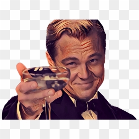 Inner Gatsby Head - Leonardo Dicaprio Cheers Png, Transparent Png - vhv