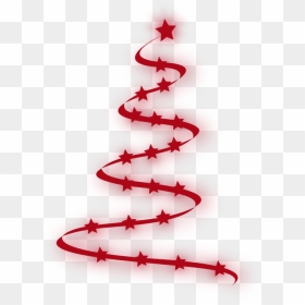 Clipart Red Christmas Tree, HD Png Download - navidad png fondo transparente