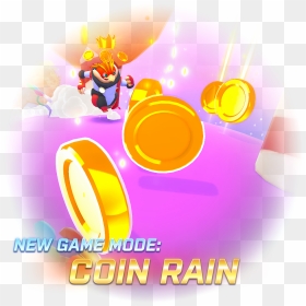 Coins Rain From The Sky All Over The Planet, Collect - Cartoon, HD Png Download - gold coins falling png
