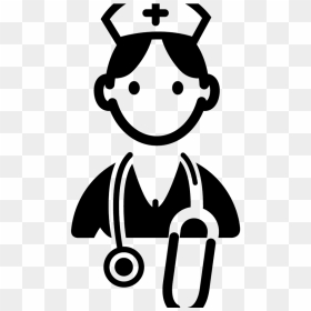 28 Collection Of Nursing Clipart Black And White - Clip Art Nurse, HD Png Download - nursing png