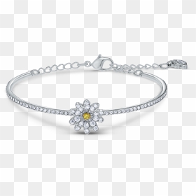 Eternal Flower Bangle, Yellow, Mixed Metal Finish - Swarovski Eternal Flower Bangle, HD Png Download - metal circle png