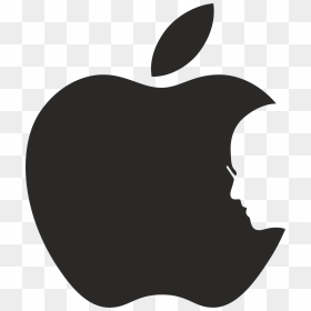 Apple - Steve Jobs Apple Face, HD Png Download - apple cartoon png