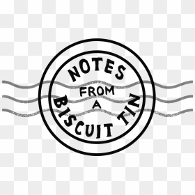 Notes From A Biscuit Tin - Circle, HD Png Download - postmark png