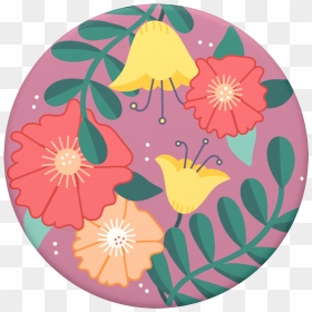 Transparent Floral Circle Png - Portable Network Graphics, Png Download - floral circle png