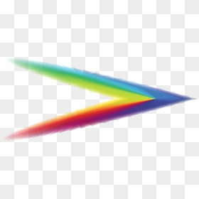 Rainbow Arrow Clip Arts - Transparent Arrow Abstract Png, Png Download - chalk arrow png
