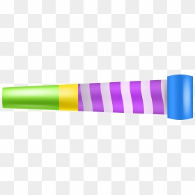 Party Whistle Png - Happy Birthday Whistle Png, Transparent Png - birthday blower png