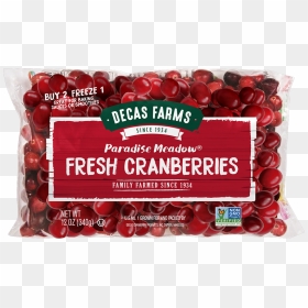 Decas Farms Fresh Cranberries , Png Download - Cranberries Bag, Transparent Png - cranberries png