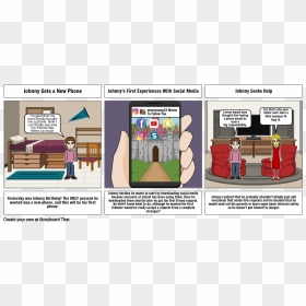 Cartoon, HD Png Download - cartoon phone png
