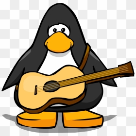Acoustic Guitar Pc Clipart , Png Download - Club Penguin Purple Belt, Transparent Png - guitar player png