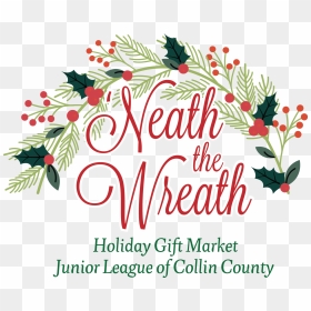 Neath The Wreath - Neath The Wreath 2019, HD Png Download - holiday wreath png