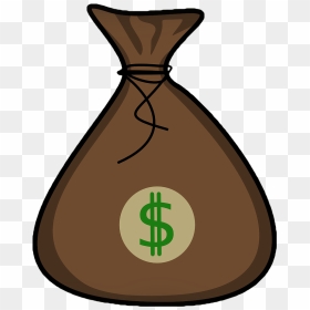 Money Bag Clip Art Free - Bag Of Money Clipart, HD Png Download - money cartoon png