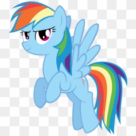 Rainbow Dash Vector By Almostfictional-d5fdtvl - Vector Rainbow Dash, HD Png Download - rainbow vector png