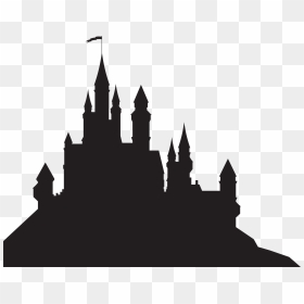 Sleeping Beauty Castle Silhouette Clip Art, HD Png Download - castle clipart png