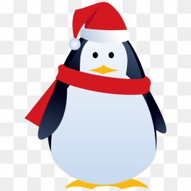 Christmas Penguin Cartoon Clip Arts - Christmas Character Clipart, HD Png Download - christmas penguin png