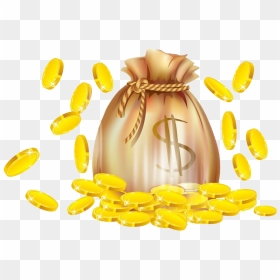 Money Coin Cartoon Gold Free Hd Image Clipart - Coin, HD Png Download - money cartoon png