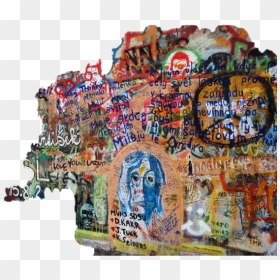 Lennon Wall, HD Png Download - graffiti wall png