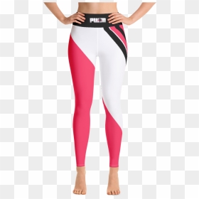 Black Red And White Stripe Legging Print Superhero, HD Png Download - leggings png