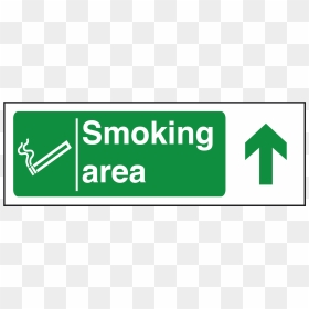 Smoking Area Arrow Up Sign"  Title="smoking Area Arrow - Smoking Area, HD Png Download - chalk arrow png