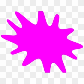 Transparent Pink Splatter Png - Splash Clip Art, Png Download - pink splatter png