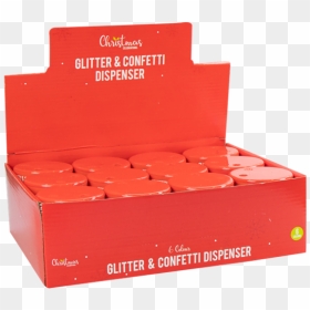 Glitter & Confetti Dispenser With Pdq - Box, HD Png Download - glitter confetti png