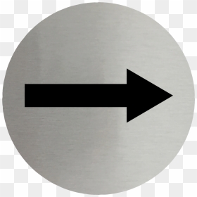 Arrow Symbol Stainless Steel Disc"  Title="arrow Symbol - Circle, HD Png Download - chalk arrow png