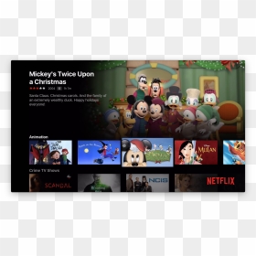 Apple Tv - Apple Tv 4 Netflix, HD Png Download - apple cartoon png
