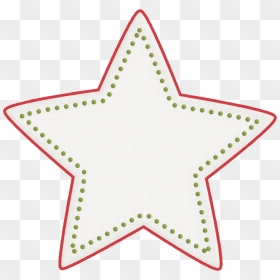 Transparent Estrelas Png - Star Clipart Dotted Lines, Png Download - estrelas png