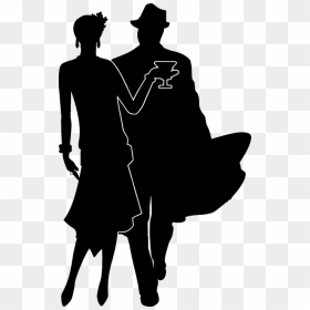 1930s Woman Silhouette Png Transparent, Png Download - gatsby png