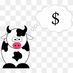 Dead Cow Cartoon , Png Download - Dead Cow Clipart, Transparent Png - money cartoon png