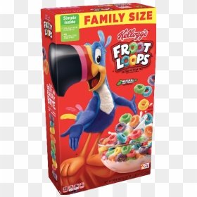 Froot Loops Family Size, HD Png Download - fruit loops png