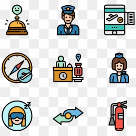 Icon, HD Png Download - cartoon airplane png