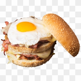 Hamburguesa Doble Top - Fried Egg, HD Png Download - hamburguesa png
