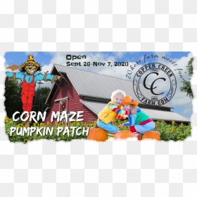 Copper Creek Farm Wizard Of Oz Corn Maze - Cartoon, HD Png Download - corn field png