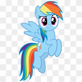 Mlp Rainbow Dash Fly, HD Png Download - rainbow vector png