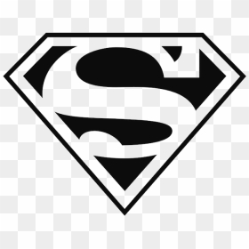 Superman Logo Home Black And - Logo Superman, HD Png Download - superman logo black and white png