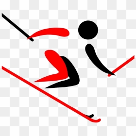 Skiing Png Free Pic - Skier Cross Stitch Pattern, Transparent Png - skiing png