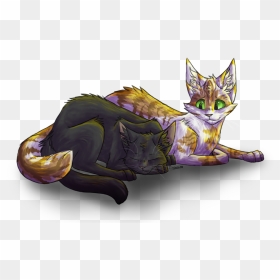 Hollyleaf N Fallen Leaves By Finchwing-d6iu7cc - Finchwing Warriors Cats Art, HD Png Download - holly leaf png