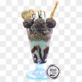 Ferrero Rocher Sundae - Ferrero Rocher Ice Cream Sundae, HD Png Download - sundae png