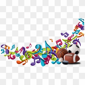 Music For Sports - Abstract Musical Notes, HD Png Download - music clipart png