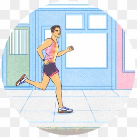 Runner Twenty Paul Tuller Illustration Fitness Running - Jogging, HD Png Download - spots png