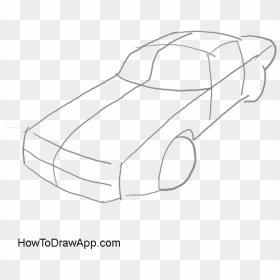 How To Draw A - Pontiac Firebird Draw, HD Png Download - car drawing png