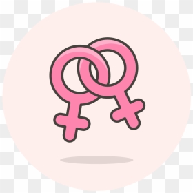 Lesbian Sign Pink, HD Png Download - female sign png
