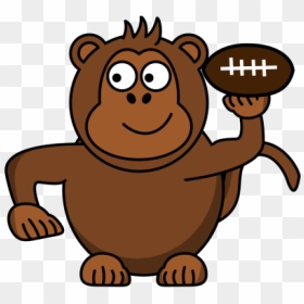 Monkey Football Png Icons - Preposition Of Place, Transparent Png - football .png