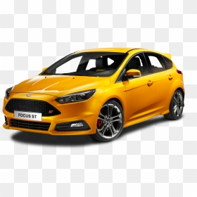 Ford Focus St Yellow Car - Ford Focus Png, Transparent Png - car png images