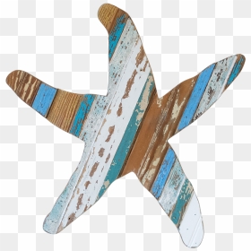 Starfish Wooden Wall Plaque - Wooden Starfish Sign, HD Png Download - wood plaque png