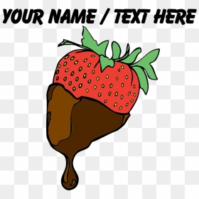 Personalized Chocolate Covered Strawberry Pajamas, HD Png Download - chocolate covered strawberries png