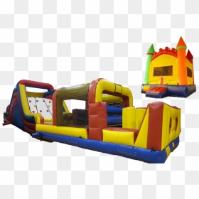 Rockclimbslide Obstaclecourse Bouncehouse, HD Png Download - birthday blower png