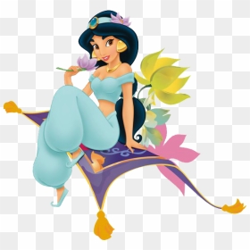 Princess Jasmine Photo Background - Jasmine On Magic Carpet, HD Png Download - princess jasmine png